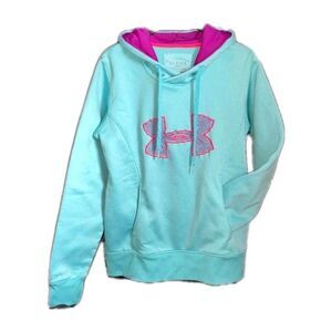 Under Armour Womens Sz Small Storm Light Blue Hoodie